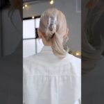 3COINSバンスクリップを使ったまとめ髪#簡単アレンジ #セルフアレンジ #hairstyle #hair #ミディアムヘア #髪型 #まとめ髪 #大人カジュアル #大人かわいい