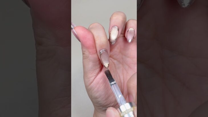 Sparkly Cat-Eye Nails❤️Product links in the description