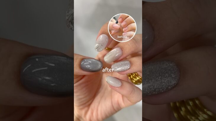 爪を伸ばせない限界の自爪😰でも可愛くなれる方法見つけちゃいました🥹💅 #ネイルチップ  #ジェルネイル  #推し活ネイル  #推しネイル #セルフネイル #おうちネイル  #evernail