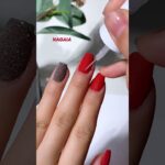 Vibrand Red Nails Super Shine Glittering Swirl Dipping Inspo❤️💅🏻
