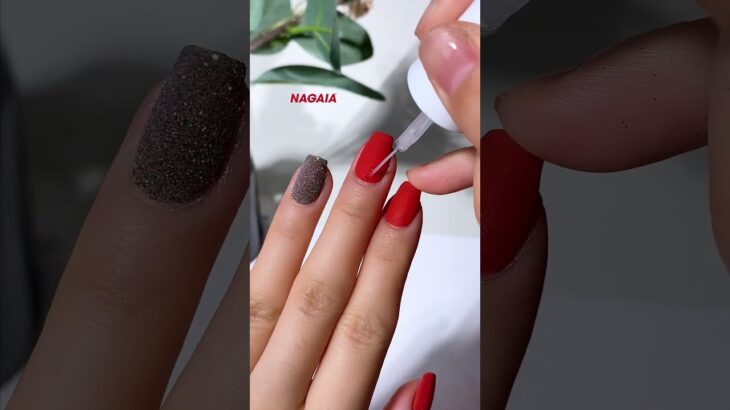 Vibrand Red Nails Super Shine Glittering Swirl Dipping Inspo❤️💅🏻