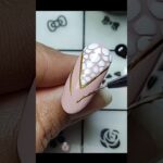 Cute nail art design | Blooming gel nail art #nailicious #nailart #youtubeshorts