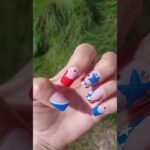 Fourth Of July Nails  #shorts #naildesign #nailgelart