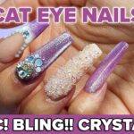 Mesmerising Cat Eye Gel Nail Design Tutorial | Easy Magnetic Nails for Beginners!