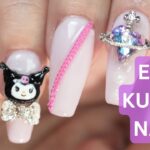 SUB / EASY KUROMI Nail HACKS for LAZY Girls