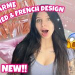 TRYING DAILY CHARME NEW PRE COLORED & FRENCH DESIGN SOFT GEL NAIL EXTENSIONS | SEASHELL NAIL ART