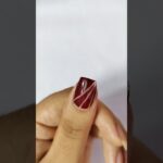 Wait For End 😍🔚 Striping Nail art at home 🏡💅🏻🧷#nailart #trending #shorts #viralvideo #shortsfeed
