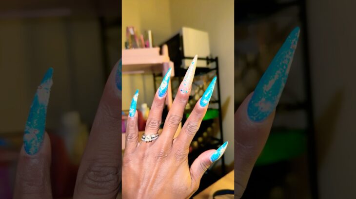 NAILS|BUTTERFLIES+CATEYES🦋#nails #naildesign #longnails #nailgelart #nailtech #shorts #mani #nail