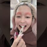 寝坊したので事前に許可をもらい美容室でメイクする1日🙋‍♀️ #shorts