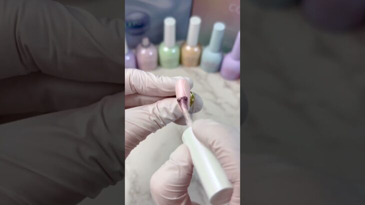 Seashell Pastels 🐚🩵💛🧡🩷💜🌊 #nails #nailart #nailgelart #naildesign