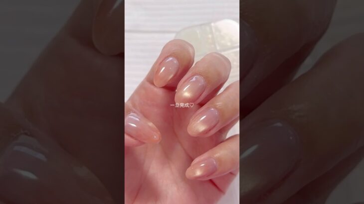 ネイリストのセルフネイル💅 #ネイリスト #nails #ネイル #セルフネイル #ちゅるんネイル #ピールオフジェル #マグネットジェル #ネイルサロン