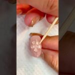 ぷっくりフラワーネイル☆          #shorts #お花ネイル  #naildesignvideo#セルフネイル ＃ジェルネイル ＃ネイルデザイン