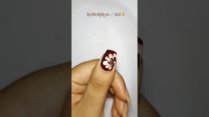 Wait For End 😍🔚🧷 Nail art at home 🏡💅🏻#nailart #trending #shorts #viralvideo