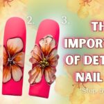 1 Nail Design Simple To Detailed! Step by Step 🧡