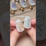 可愛すぎる手描きの蝶ネイルできた🦋#ジェルネイル #セルフネイル #ネイル #nails #nailart