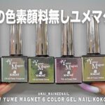 噂の気になる新発売ユメマグとは!? 色素顔料不使用の虜カラー６色全部塗ってみた。けどまさかマット最強て【マイニーネイル】