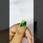 Nail Art Using Tape At Home 🏡💅🏻🔚#nailart #shorts #shortsfeed #viralvideo #trending
