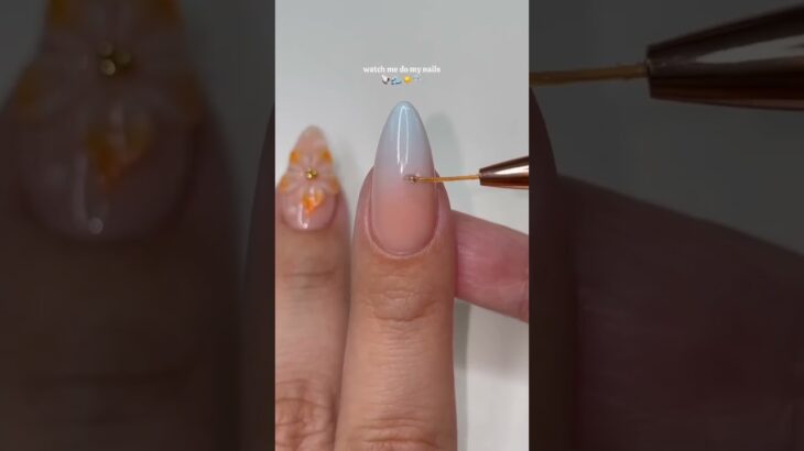 gelnail art tutorial for summer nails #nails #summer #shorts #nailart #views #look #treading #growth
