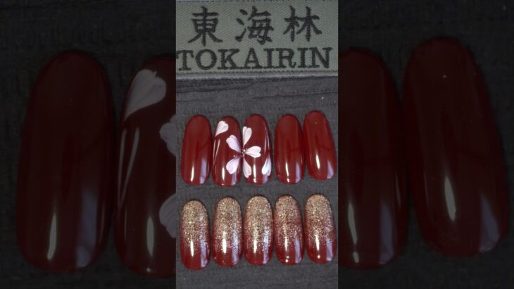 Red nail　❘　Orso「ボルドー」で大人女子の赤　#shorts