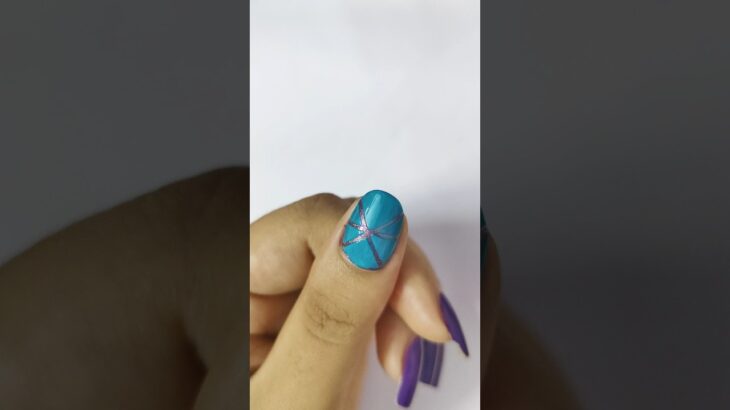 Wait For End 😍🔚 very easy nail art 😁💅🏻#nailart #short #viralvideo #trending