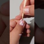 color changing nail art – super easy!🌸 #nailart #nailtutorial #shortnails #naturalnails #naildesigns