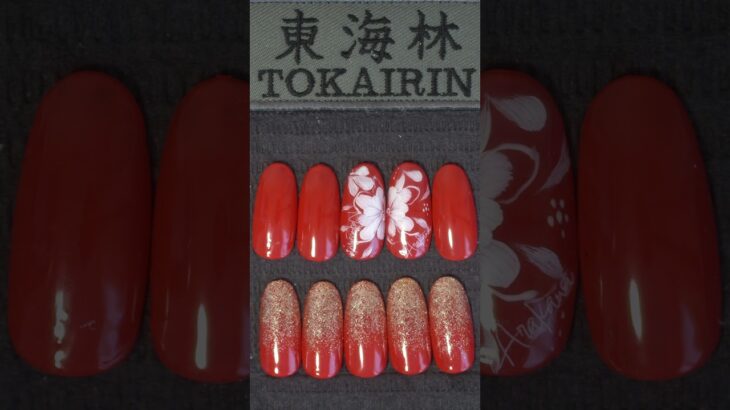 Red nail　❘　Orso「チェリーレッド」で大人女子の赤　#shorts