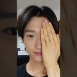 久々のメンズナチュラル半顔メイク。#メンズ美容 #メンズメイク #美容男子