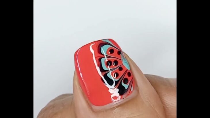 How to start doing “Easy” nail art at home💅💯#nailart #polish #shorts
