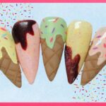 🍨FUN SUMMERY ICE CREAM NAIL DESIGN! 🍦