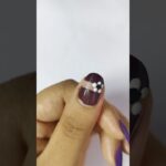 Nail Art Using Tape 💅🏻😳#nailart #shorts #trending #viralvideo