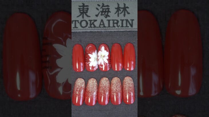 Red nail　❘　Orso「Ferrari Red」で大人女子の赤　#shorts