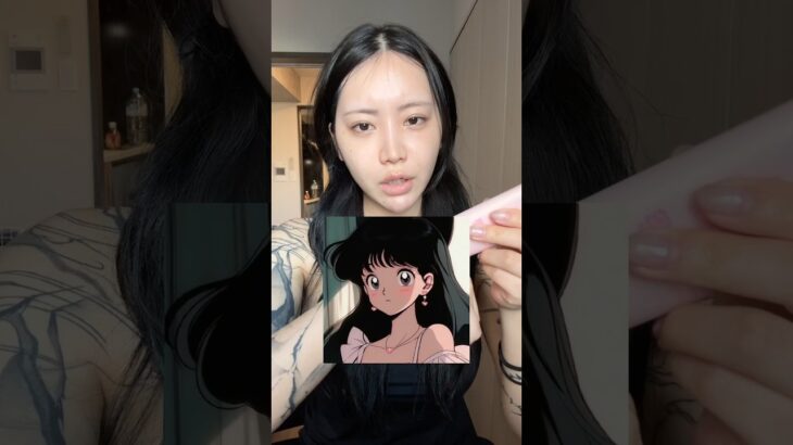 【中顔面短縮】バブみメイクが小顔に見えて最強だった👶🎀