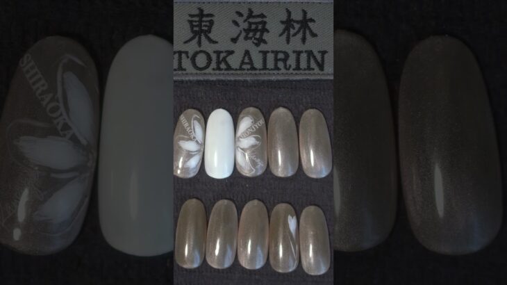 magnet micro Nail　夏のマグネットネイルをOrso「すもも」　#shorts