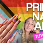 Pride Themed Multicoloured Nail Art Design Tutorial🌈🏳️‍🌈