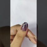 Striping Nail art for beginners 💅🏻🫧#nailart #shorts #trending #viralvideo