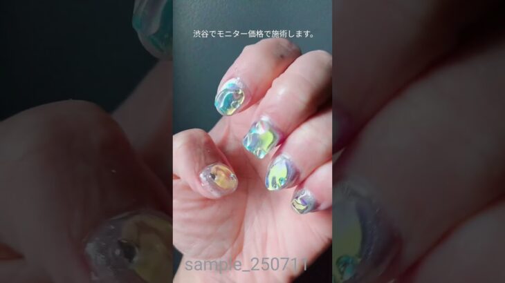 渋谷駅徒歩8分のプライベートネイルサロンです。期間限定でモニター価格で施術します！お気軽にご連絡ください。#ネイル #ジェルネイル #ネイリスト #メンズ #ネイルサロン #渋谷 #デザイン