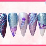 Magical Sparkly Jellyfish Nail Set 🪼| Light Elegance | Clear Jelly Stamper | Koko&Claire | NailOrder