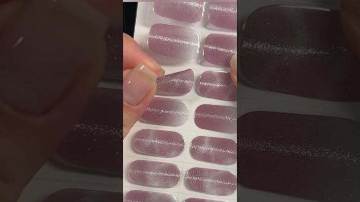 How to apply our semi cured gel nail strips 💅✨#nailart #nailtutorial #summernails #naildesign #nail