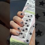 SIMPLE Nail Art Design AT HOME 👋🏻 Mylee Gel Nail Wraps in Starman #nailsathome #nailart