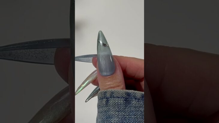 🌊🩶🩵✨ #nails #nailgelart #naildesign #nailart #nailinspo #gelnails #nailtutorial #nailtech