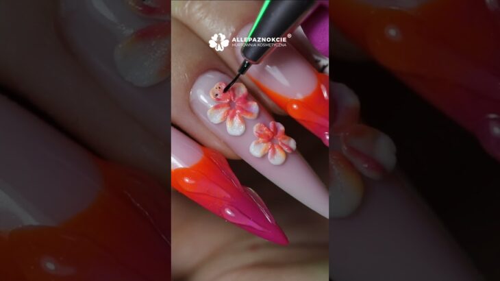 🌸 Magia 3D z Allepaznokcie! 🌸 |  Trójwymiarowa stylizacja paznokci |  #paznokcie3d  #stylizacja3d