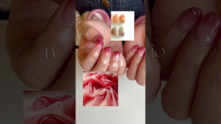 【夏ネイル】#ニュアンスネイル #ネイル #ジェルネイル #nails #nailart  #ink nail