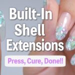 Fast & Easy Nail Extensions with Built-In Shell Art – Pro Finish!【ASKA NAILS】