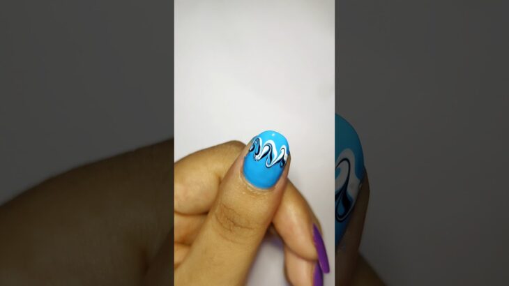 Nail Art Using safety pin 🧷🏡😱#nailart #shorts #viralvideo