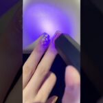 Apply gel polish nail #nails