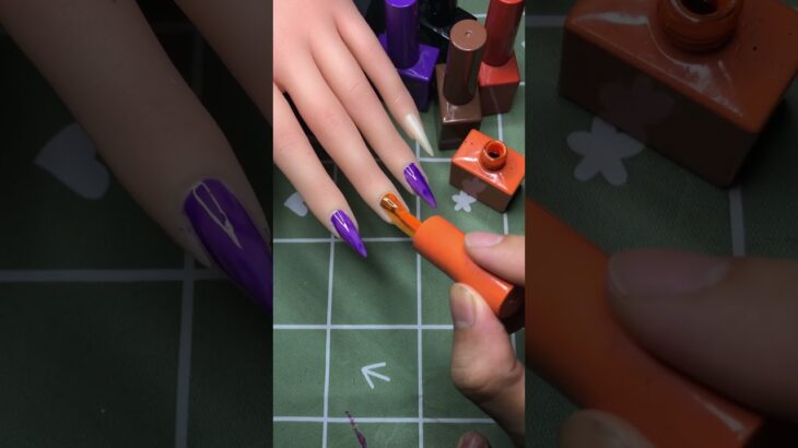Apply gel polish nail simple at home  #nailart