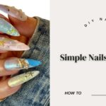 Beach Nails | Do My Nails With Me | Simple 3D Nail Art | Press On Nails | Nail Tutorial | How To