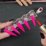 Bright Pink & Purple Nail Designs