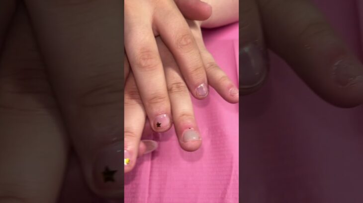 Do you consider these simple? #nails #nailart #summernails #shortnails #shorts #gelnails #natrual