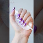 Easy Purple Nail Art | Nail Art | #shorts #nailart #youtubeshorts